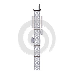 Cell antenna telecommunication tower, radio waves