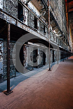 Cell Block - Ohio State Reformatory Prison - Mansfield, Ohio