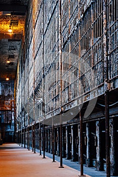 Cell Block - Ohio State Reformatory Prison - Mansfield, Ohio