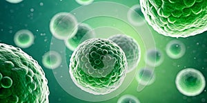 Cell green background