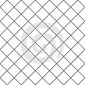 Cell, grid with diagonal lines seamless background