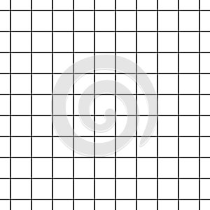 Cell Grid Striped Geometric Seamless Pattern - Vector Illustration - Isolated On White Background photo