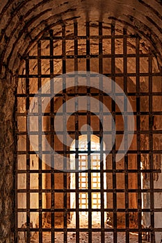 Cell in historic Yuma territorial prison