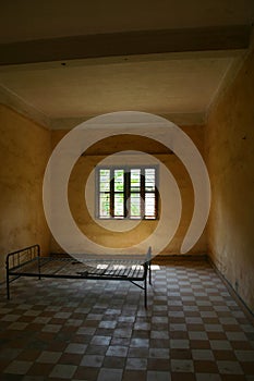 A cell Inside Tuol Sleng, Phnom Penh