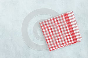 Cell napkin  on white background