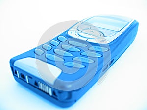 Cell Phone in blue Shine