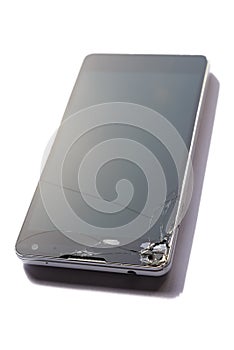 Cell Phone with Broken Screen