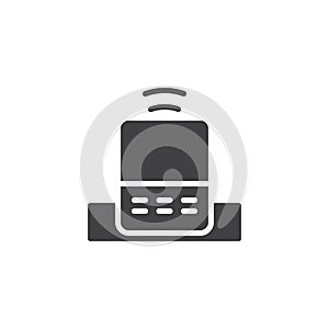 Cell phone call vector icon