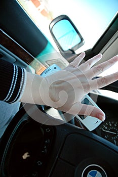 Cell Phone Car Crash