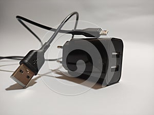 cell phone charger with 2 usb outputs photo