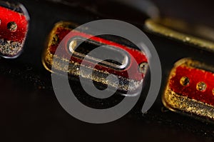 Cell phone - charging jack and speakers.