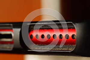 Cell phone - charging jack and speakers.