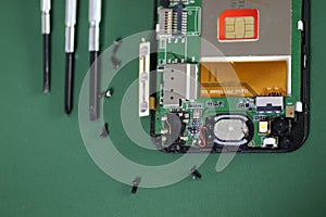 Cell phone chip micro repair