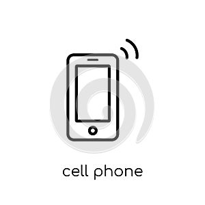 cell phone icon from Electronic devices collection.