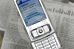 Cell phone internet browser