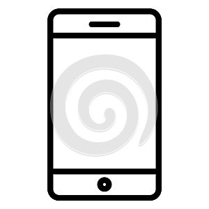 Cell phone  Isolated Vector Icon fully editable