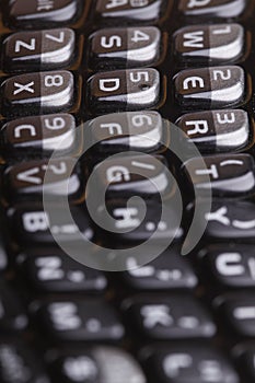 Cell phone keyboard