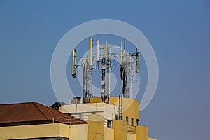 Cell phone telecommunications antennas and repeaters