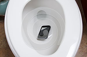 A Cell Phone in the Toilet