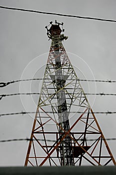 Cell phone tower and tv channels