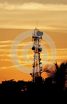 Cell phone tower and tv channels