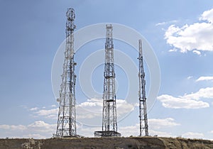 Cell phone towers photo