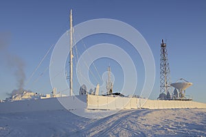 Cell site in Chukotka, Russia photo