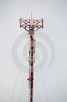 Cell site, Telecommunications radio tower.