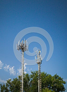 Cell site tower