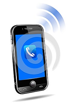 Cell Smart Phone Ringing Mobile 3D