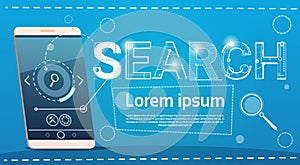 Cell Smart Phone Search Data Internet Concept