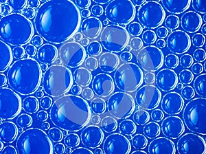 Cell structure abstract blue background