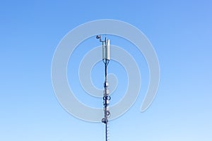 cell telecommunication network tower. 5G internet concept