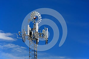 Cell Tower Disguised as a Farm Windmill