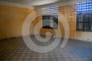 Cell in Tuol Sleng (S21) Prison