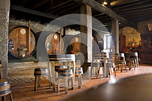 Cellar in the city of Porto