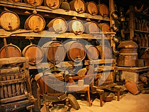 Cellar in monastery