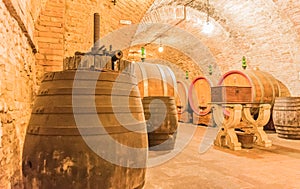 The cellar of Montepulciano
