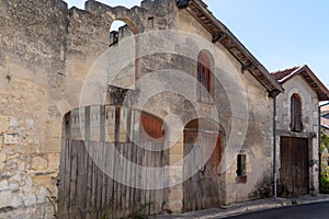Cellar winery in Margaux castle for Bordeaux wine in MÃ©doc