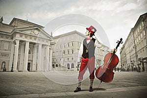 Cellist photo