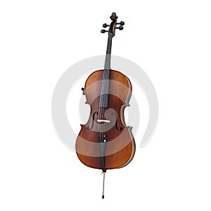 Cello, Cellos, Classic Music Instrument Isolated on White background, Musician photo