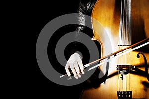 Cello concert close-up