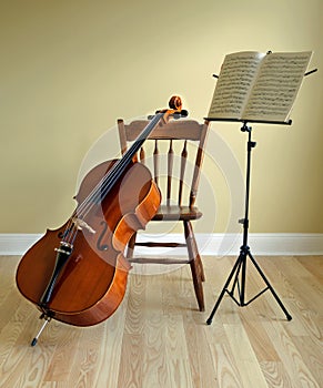 Cello concert or recital