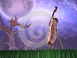 Old Tree and Cello