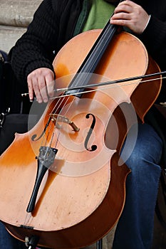 Cello player