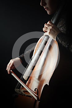 Cello player. Cellist