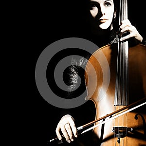 Cello player classical musician cellist playing violoncello