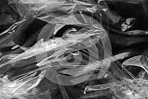 cellophane crumpled texture background