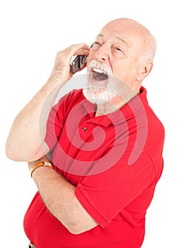 Cellphone Senior - Laughing