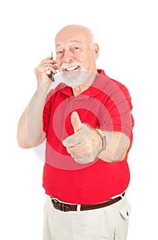 Cellphone Senior - Thumbsup
